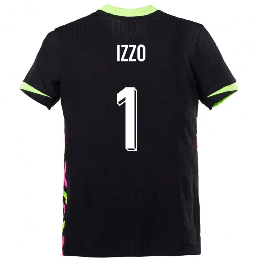 Danxen Enfant Maillot Australie Paul Izzo #1 Bleu Foncé Tenues Extérieur 24-26 T-Shirt