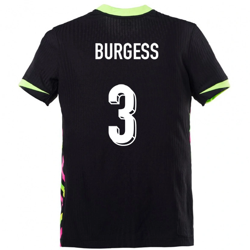 Danxen Enfant Maillot Australie Cameron Burgess #3 Bleu Foncé Tenues Extérieur 24-26 T-Shirt