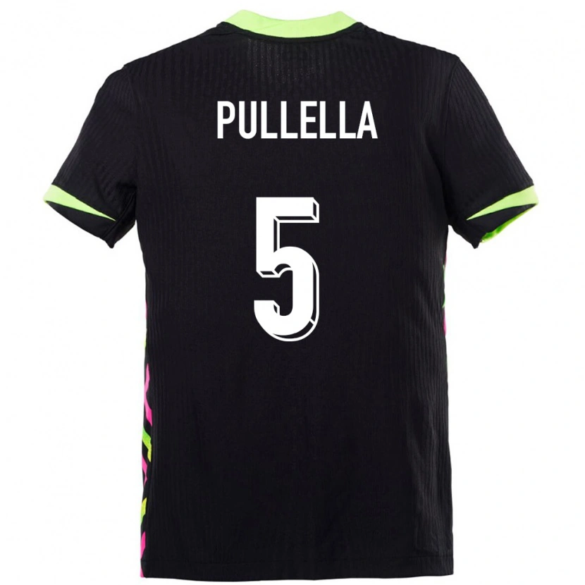 Danxen Enfant Maillot Australie Christian Pullella #5 Bleu Foncé Tenues Extérieur 24-26 T-Shirt