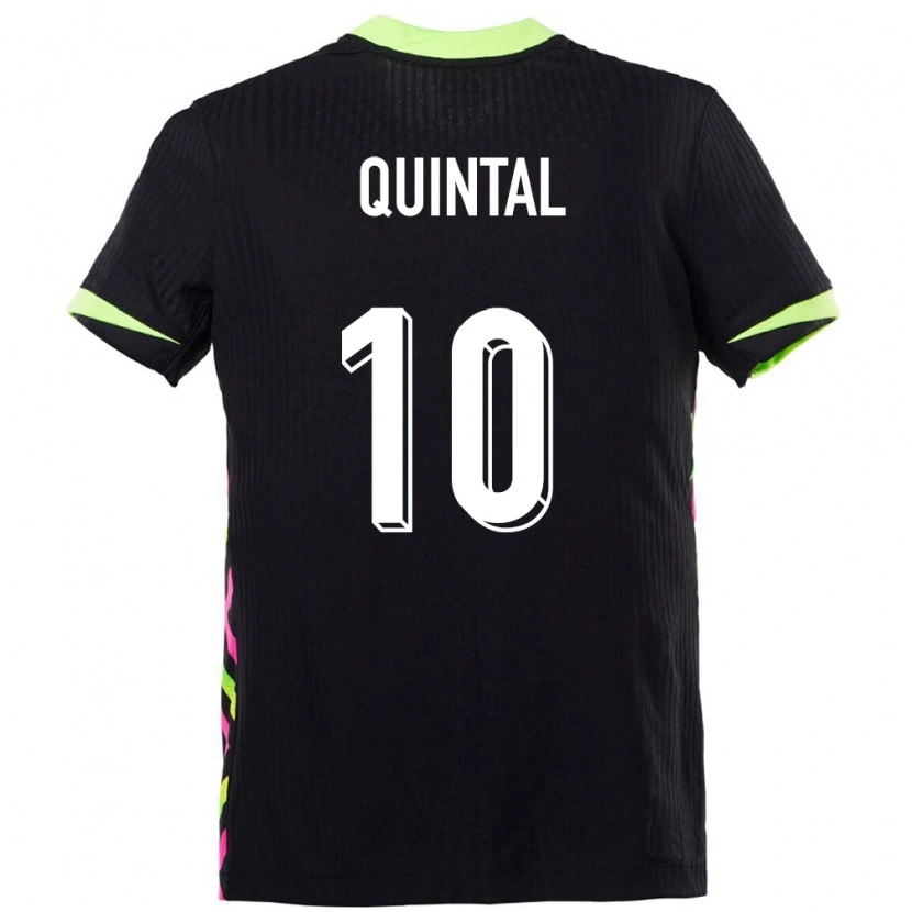 Danxen Enfant Maillot Australie Tiago Quintal #10 Bleu Foncé Tenues Extérieur 24-26 T-Shirt