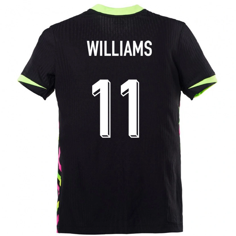 Danxen Enfant Maillot Australie Rhys Williams #11 Bleu Foncé Tenues Extérieur 24-26 T-Shirt