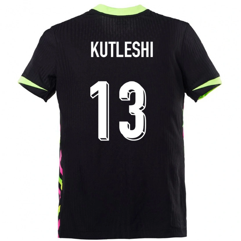 Danxen Enfant Maillot Australie Besian Kutleshi #13 Bleu Foncé Tenues Extérieur 24-26 T-Shirt