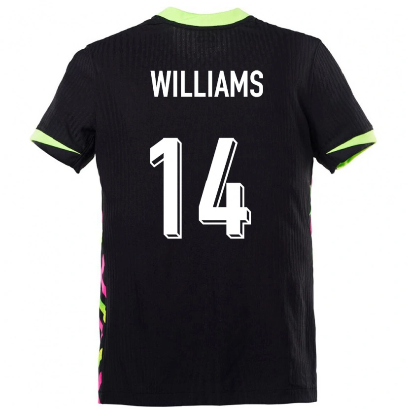 Danxen Enfant Maillot Australie Tyler Williams #14 Bleu Foncé Tenues Extérieur 24-26 T-Shirt