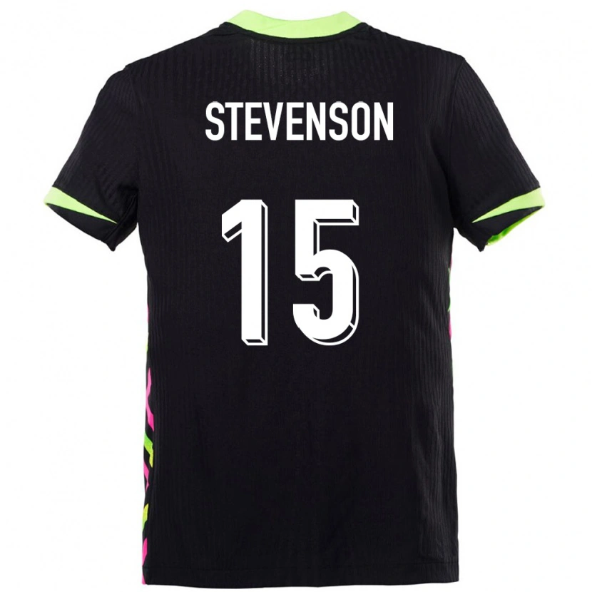 Danxen Enfant Maillot Australie Zane Stevenson #15 Bleu Foncé Tenues Extérieur 24-26 T-Shirt