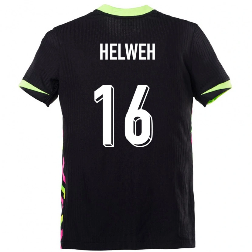 Danxen Enfant Maillot Australie Zane Helweh #16 Bleu Foncé Tenues Extérieur 24-26 T-Shirt