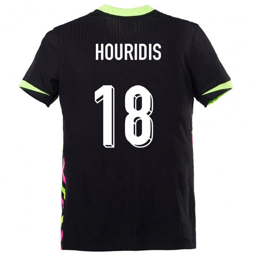 Danxen Enfant Maillot Australie James Houridis #18 Bleu Foncé Tenues Extérieur 24-26 T-Shirt