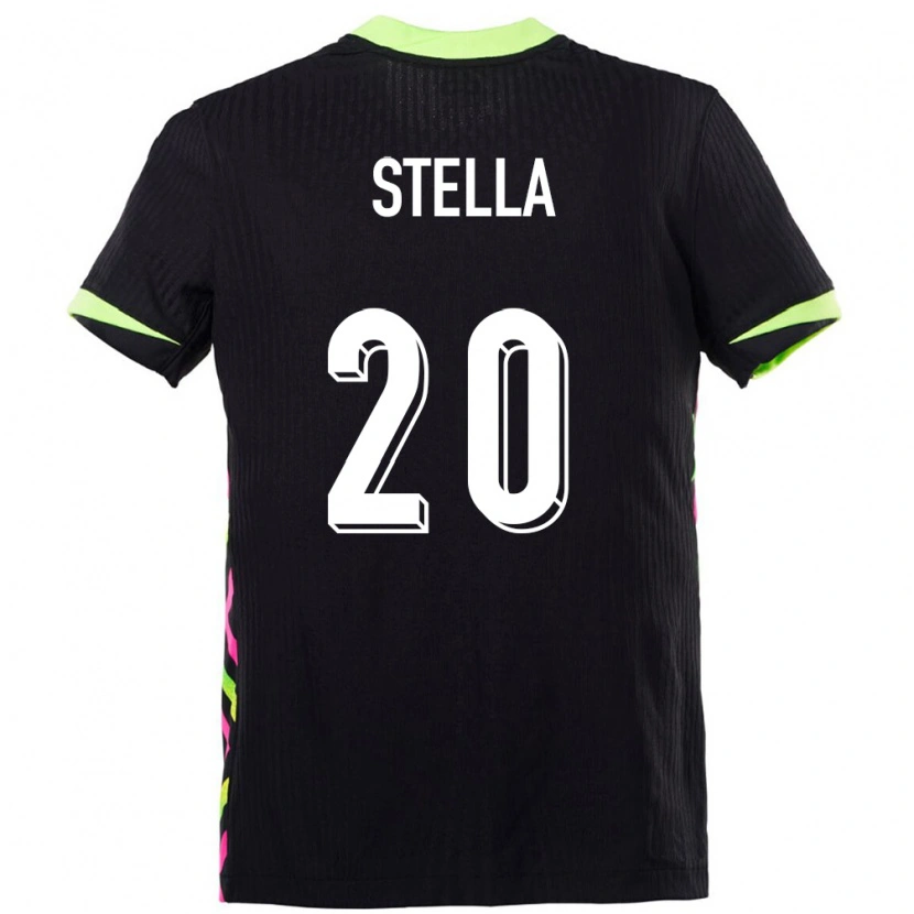 Danxen Enfant Maillot Australie Xavier Stella #20 Bleu Foncé Tenues Extérieur 24-26 T-Shirt