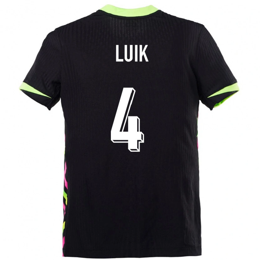 Danxen Enfant Maillot Australie Aivi Luik #4 Bleu Foncé Tenues Extérieur 24-26 T-Shirt