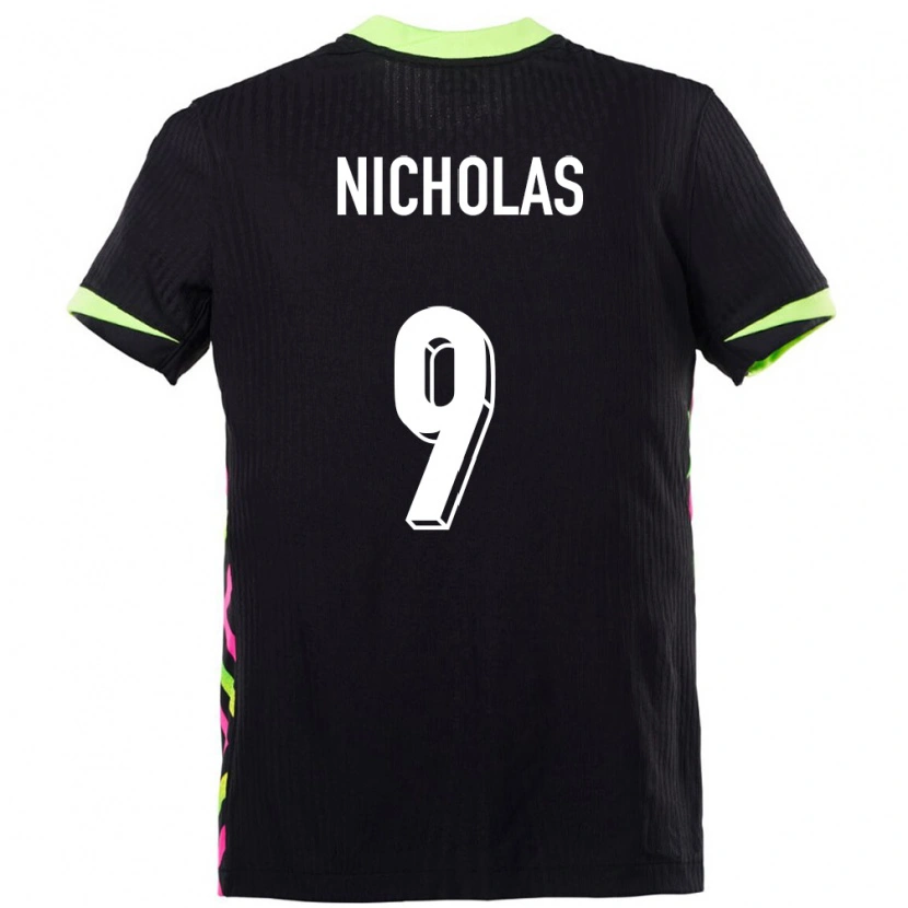 Danxen Enfant Maillot Australie Nicholas Dagostino #9 Bleu Foncé Tenues Extérieur 24-26 T-Shirt