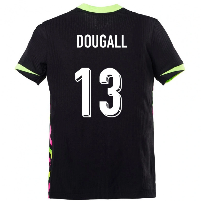 Danxen Enfant Maillot Australie Kenny Dougall #13 Bleu Foncé Tenues Extérieur 24-26 T-Shirt