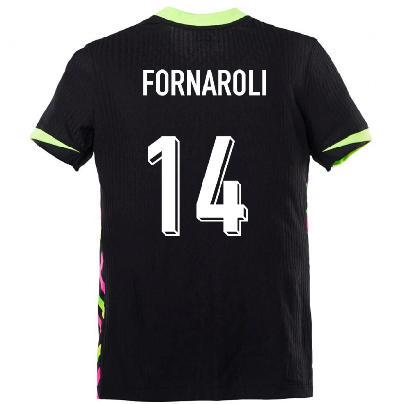 Danxen Enfant Maillot Australie Bruno Fornaroli #14 Bleu Foncé Tenues Extérieur 24-26 T-Shirt