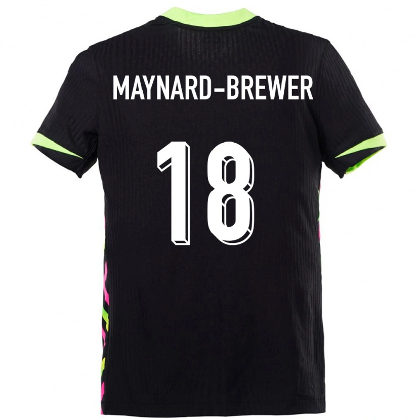 Danxen Enfant Maillot Australie Ashley Maynard Brewer #18 Bleu Foncé Tenues Extérieur 24-26 T-Shirt