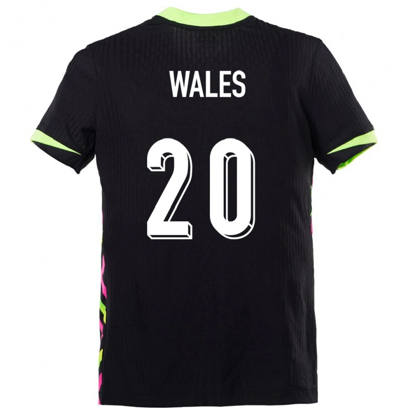 Danxen Enfant Maillot Australie Lachlan Wales #20 Bleu Foncé Tenues Extérieur 24-26 T-Shirt