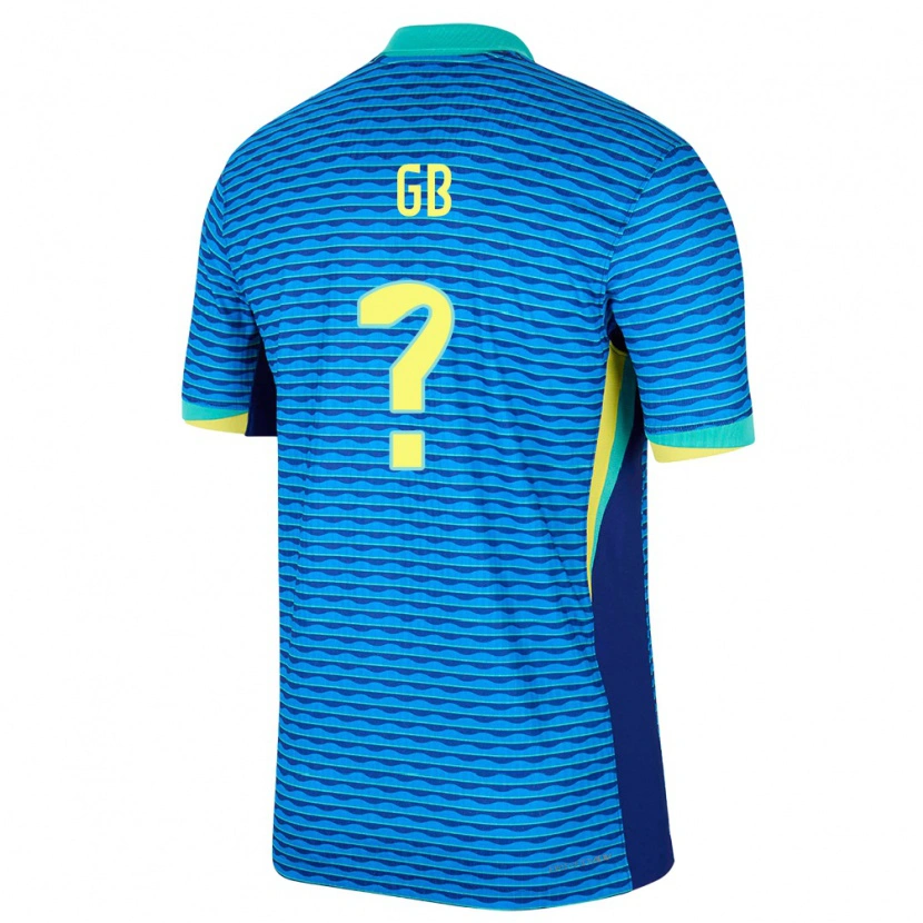 Danxen Enfant Maillot Brésil Gb #0 Bleu Tenues Extérieur 24-26 T-Shirt