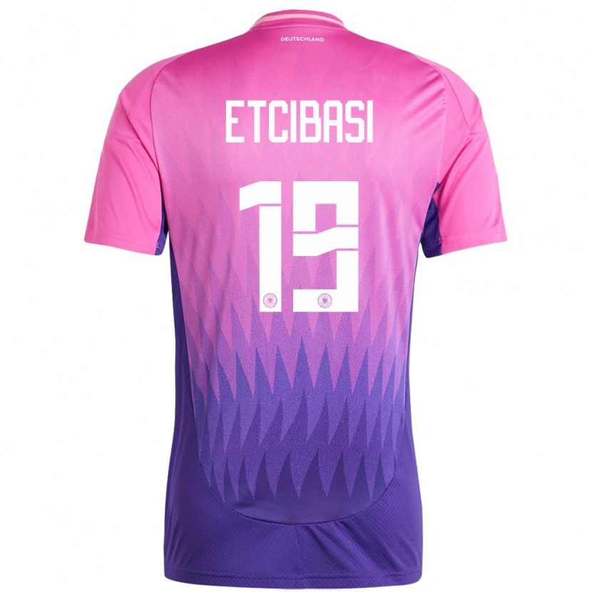Danxen Enfant Maillot Allemagne Taycan Etcibasi #19 Rose-Mauve Tenues Extérieur 24-26 T-Shirt