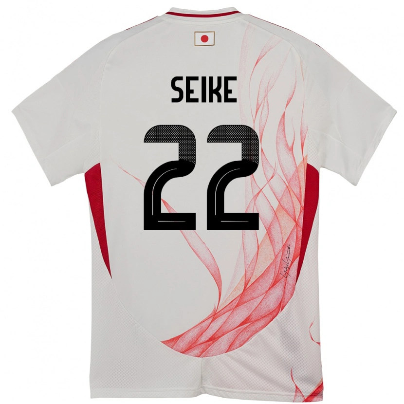 Danxen Enfant Maillot Japon Kiko Seike #22 Blanc Tenues Extérieur 24-26 T-Shirt