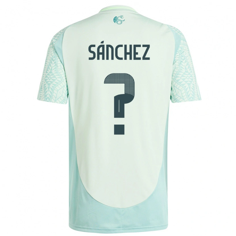 Danxen Enfant Maillot Mexique Oswaldo Sánchez #0 Lin Vert Tenues Extérieur 24-26 T-Shirt