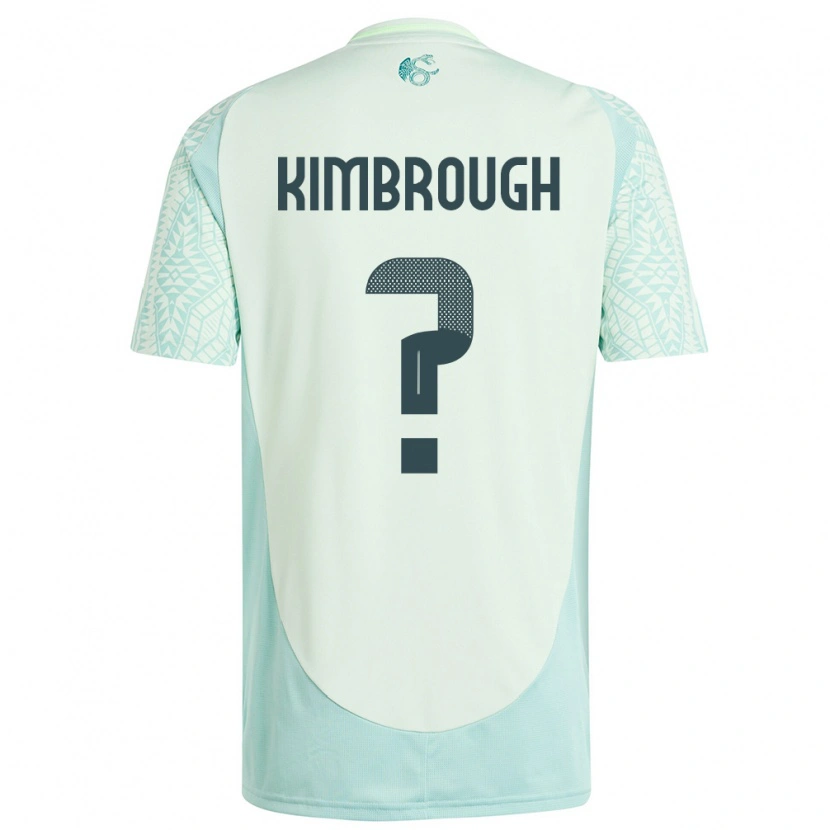 Danxen Enfant Maillot Mexique Da'vian Kimbrough #0 Lin Vert Tenues Extérieur 24-26 T-Shirt