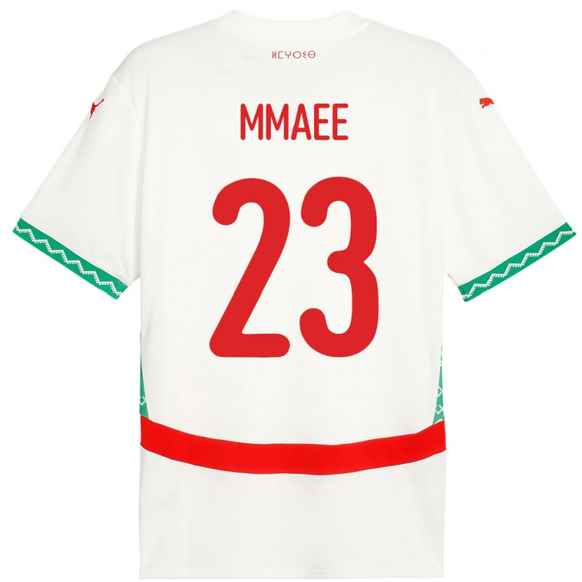 Danxen Enfant Maillot Maroc Ryan Mmaee #23 Blanc Tenues Extérieur 24-26 T-Shirt