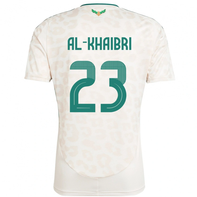 Danxen Enfant Maillot Arabie Saoudite Thamer Al-Khaibri #23 Blanc Tenues Extérieur 24-26 T-Shirt