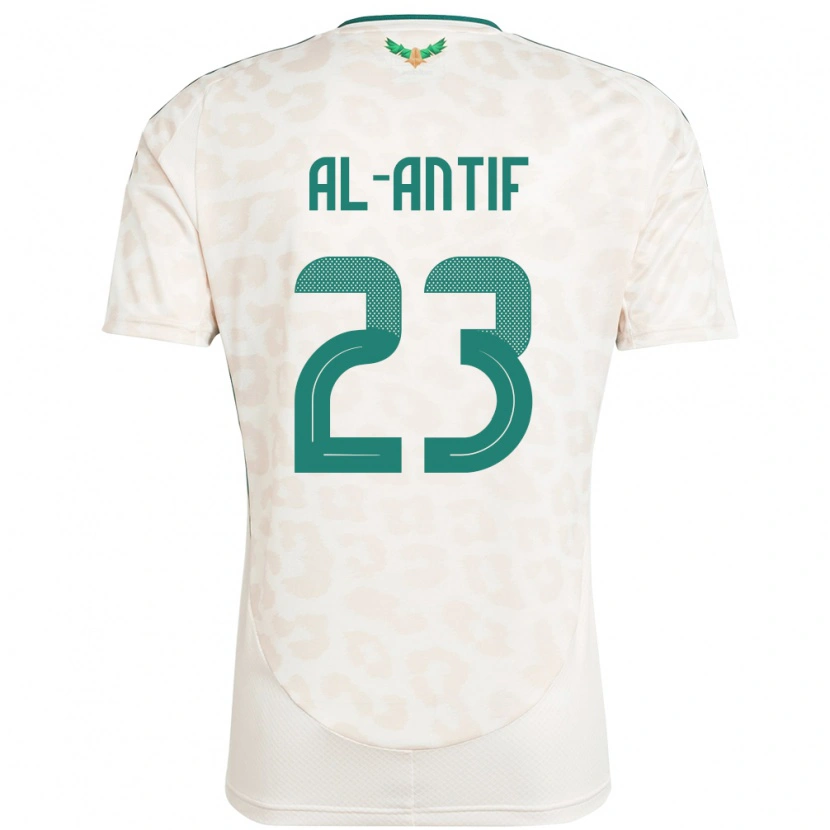 Danxen Enfant Maillot Arabie Saoudite Habib Al-Antif #23 Blanc Tenues Extérieur 24-26 T-Shirt