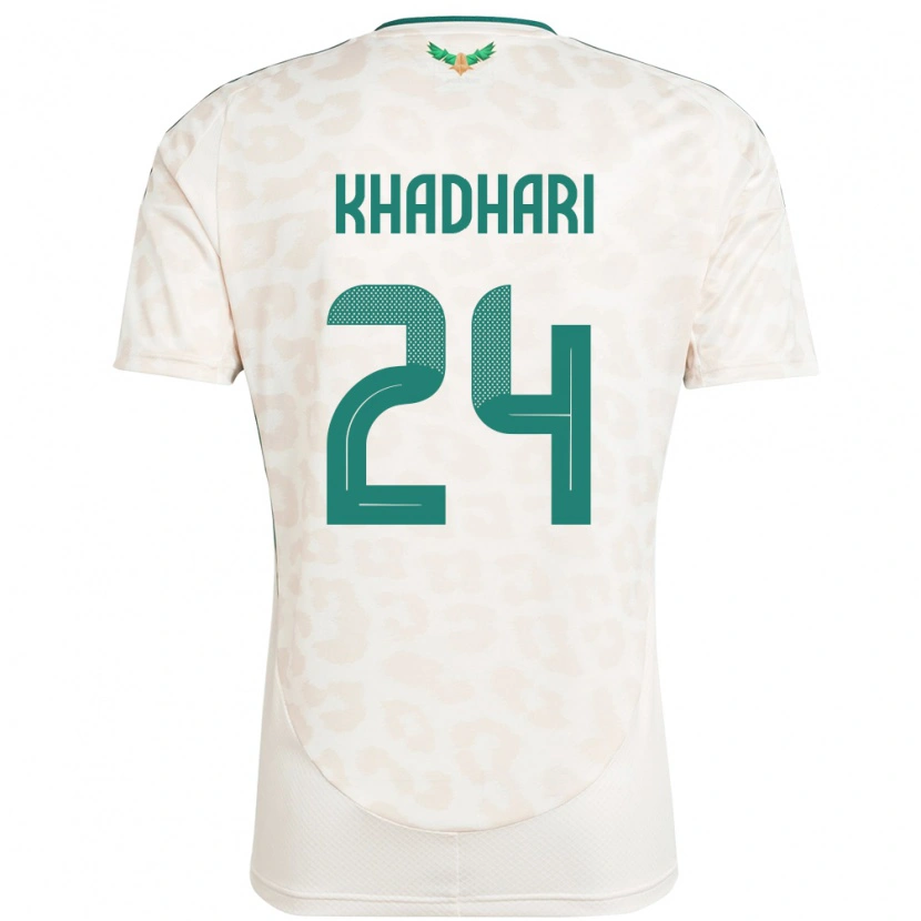 Danxen Enfant Maillot Arabie Saoudite Murad Khadhari #24 Blanc Tenues Extérieur 24-26 T-Shirt