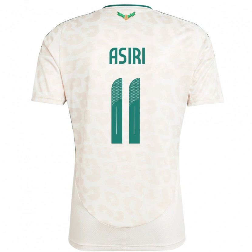 Danxen Enfant Maillot Arabie Saoudite Haitham Asiri #11 Blanc Tenues Extérieur 24-26 T-Shirt
