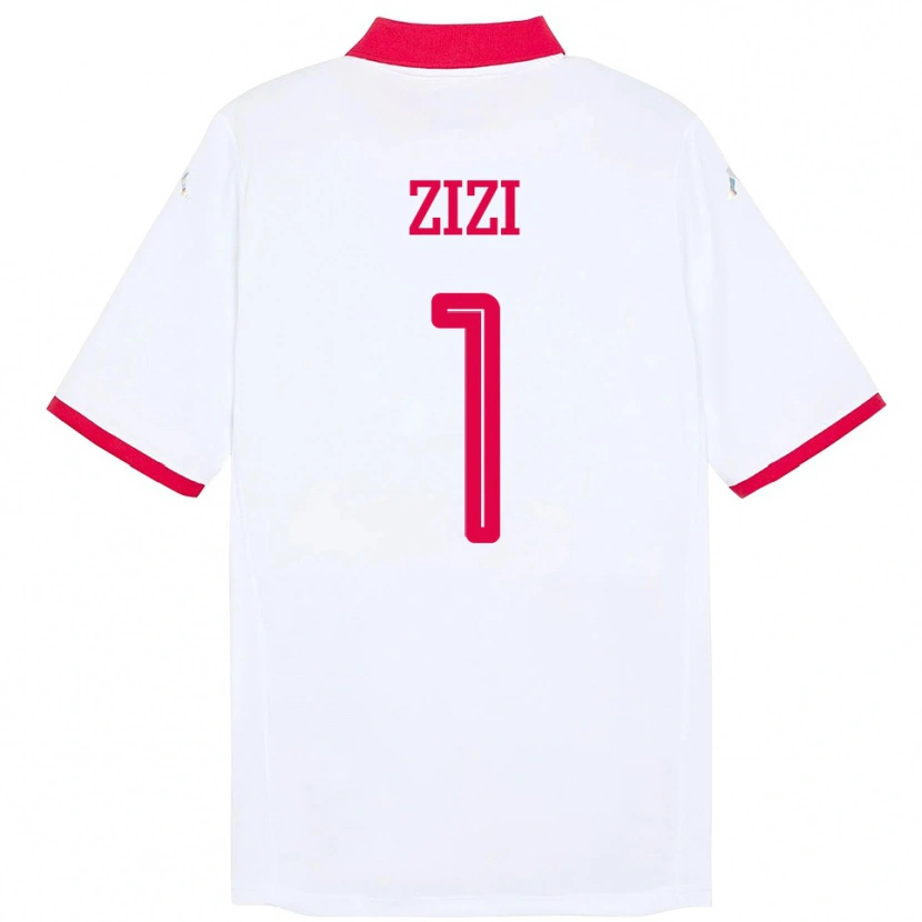 Danxen Enfant Maillot Tunisie Nesrine Zizi #1 Blanc Tenues Extérieur 24-26 T-Shirt