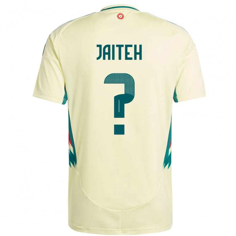 Danxen Enfant Maillot Pays De Galles Dembo Jaiteh #0 Beige Jaune Tenues Extérieur 24-26 T-Shirt