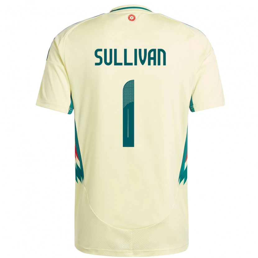 Danxen Enfant Maillot Pays De Galles Laura O Sullivan #1 Beige Jaune Tenues Extérieur 24-26 T-Shirt