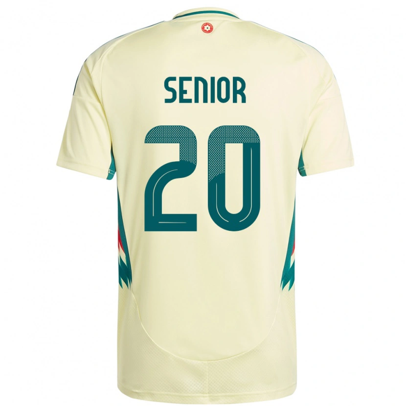 Danxen Enfant Maillot Pays De Galles Matt Senior #20 Beige Jaune Tenues Extérieur 24-26 T-Shirt