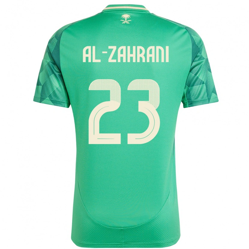 Danxen Homme Maillot Arabie Saoudite Tahani Al Zahrani #23 Vert Tenues Domicile 24-26 T-Shirt