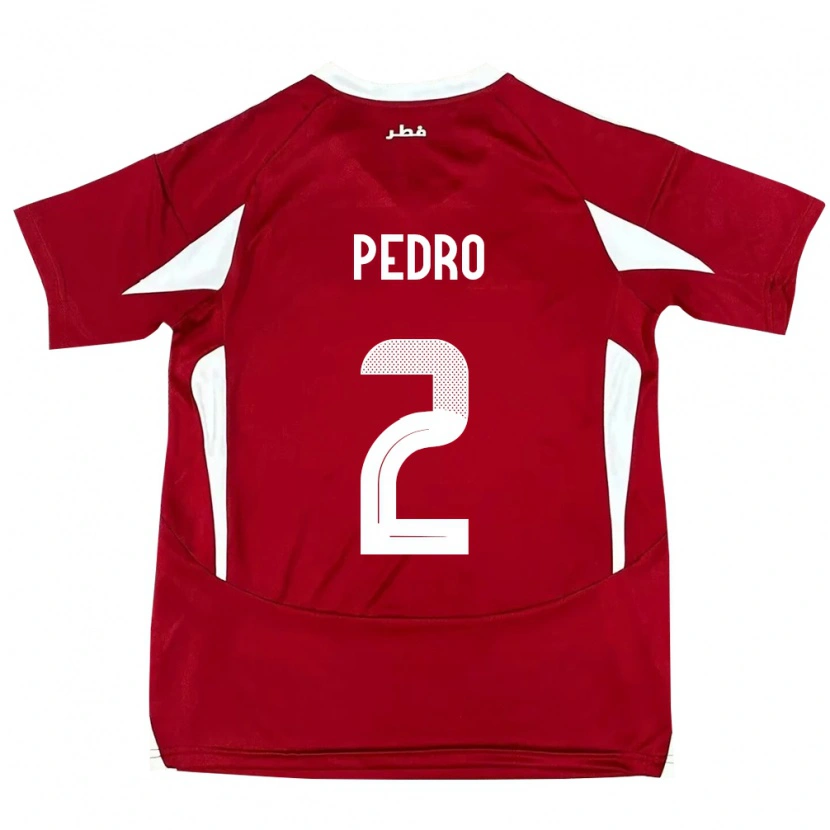 Danxen Homme Maillot Qatar Ro Ro #2 Rouge Tenues Domicile 24-26 T-Shirt