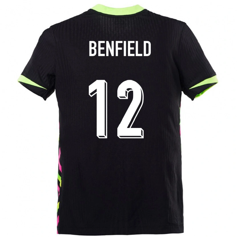 Danxen Homme Maillot Australie Jonty Benfield #12 Bleu Foncé Tenues Extérieur 24-26 T-Shirt