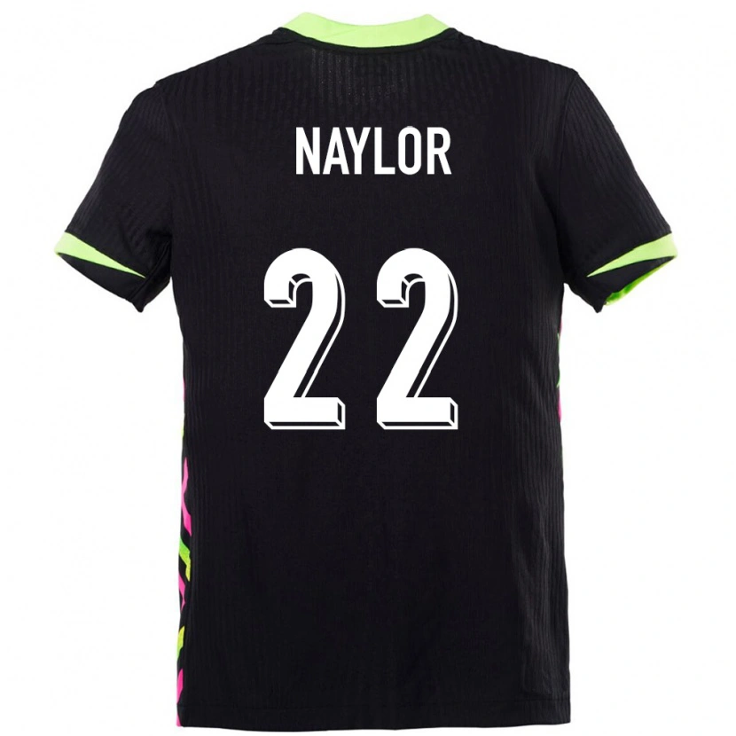 Danxen Homme Maillot Australie Max Naylor #22 Bleu Foncé Tenues Extérieur 24-26 T-Shirt