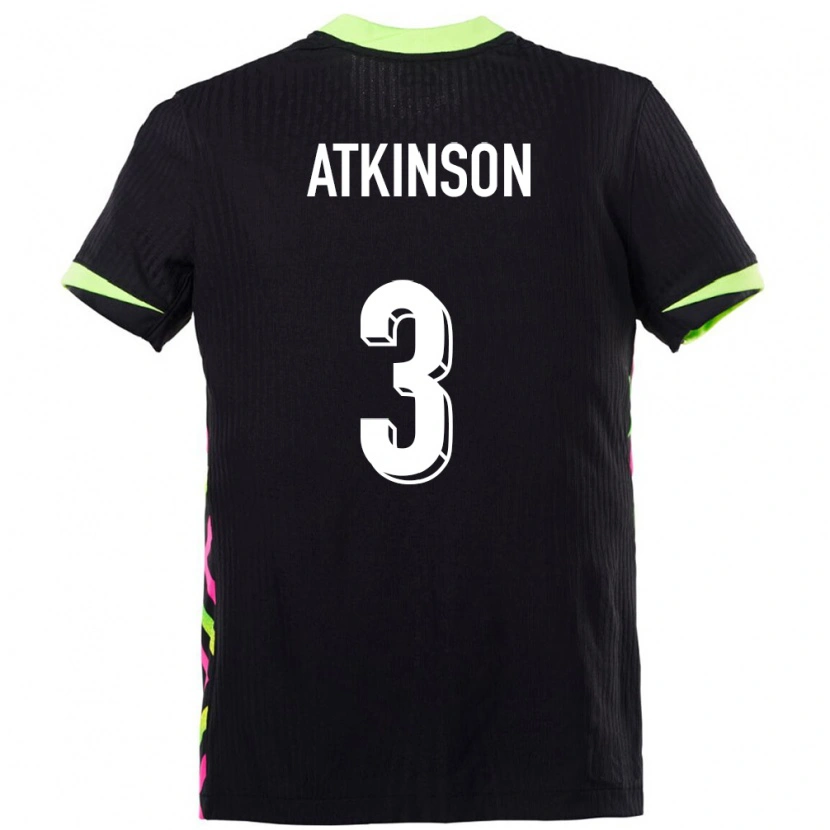 Danxen Homme Maillot Australie Nathaniel Atkinson #3 Bleu Foncé Tenues Extérieur 24-26 T-Shirt