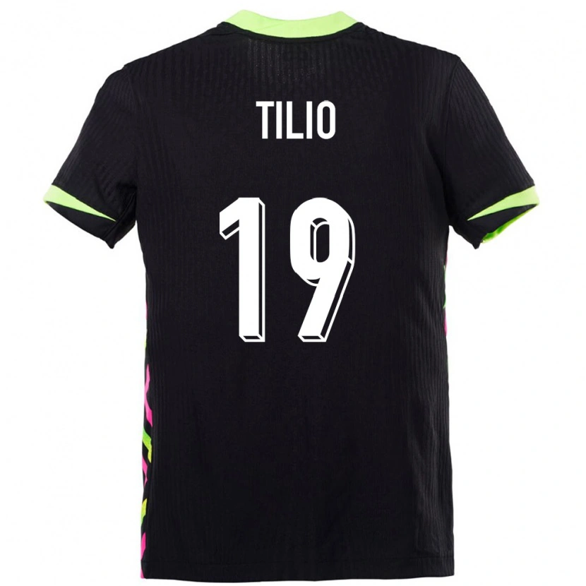 Danxen Homme Maillot Australie Marco Tilio #19 Bleu Foncé Tenues Extérieur 24-26 T-Shirt