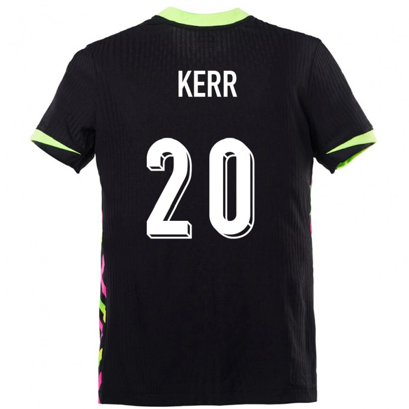 Danxen Homme Maillot Australie Sam Kerr #20 Bleu Foncé Tenues Extérieur 24-26 T-Shirt