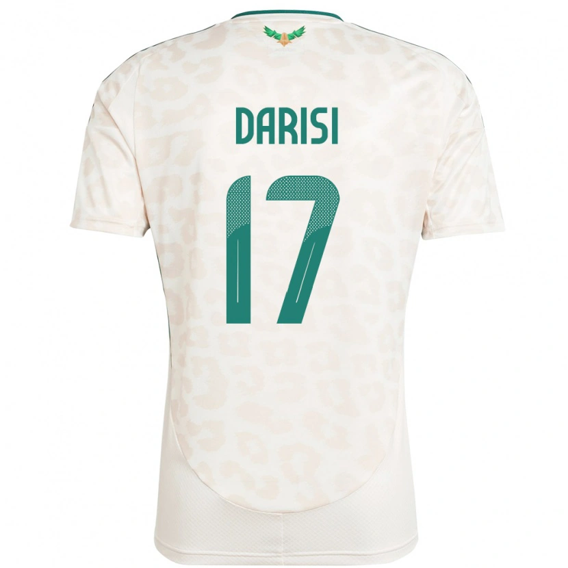 Danxen Homme Maillot Arabie Saoudite Abdulkarim Darisi #17 Blanc Tenues Extérieur 24-26 T-Shirt