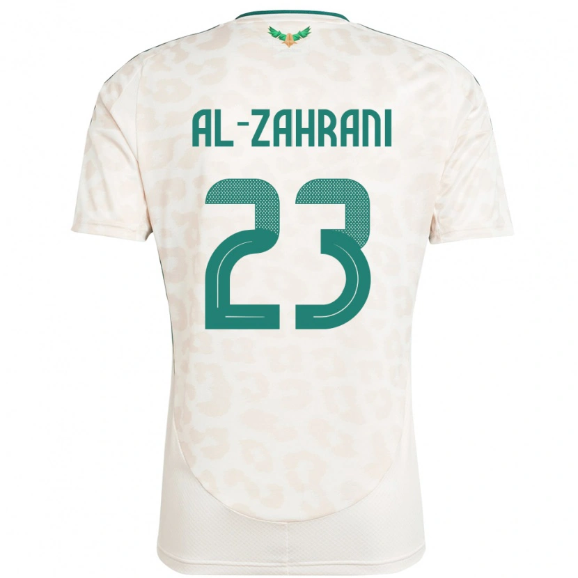 Danxen Homme Maillot Arabie Saoudite Tahani Al Zahrani #23 Blanc Tenues Extérieur 24-26 T-Shirt