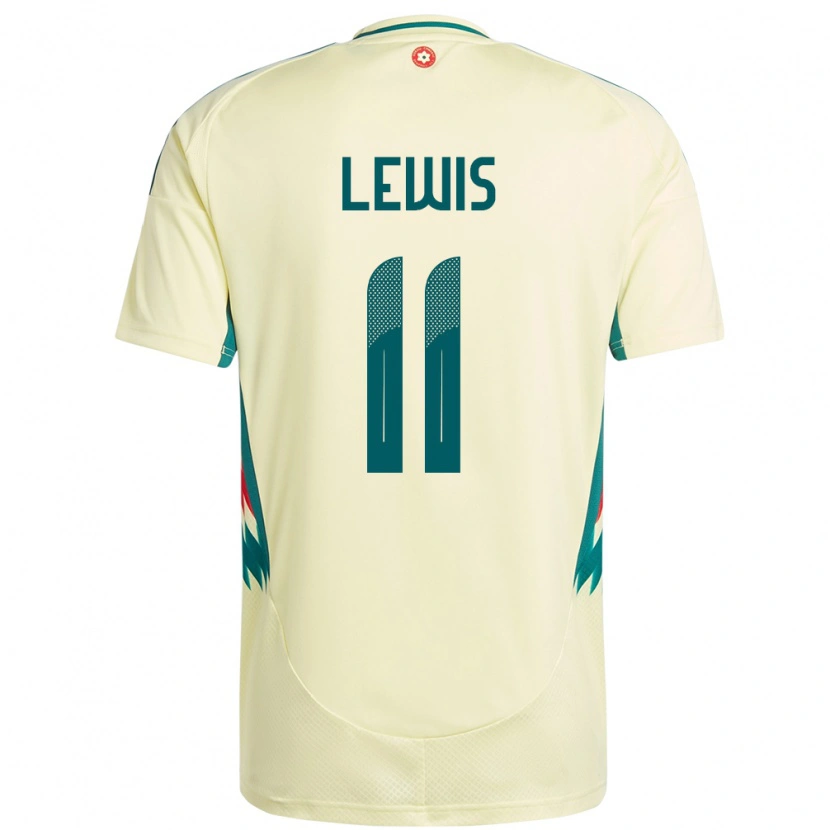Danxen Homme Maillot Pays De Galles Sonny Lewis #11 Beige Jaune Tenues Extérieur 24-26 T-Shirt