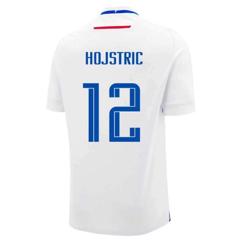 Danxen Homme Maillot Slovaquie Tomas Hojstric #12 Blanc Tenues Extérieur 24-26 T-Shirt