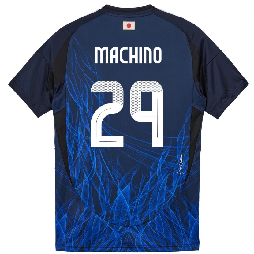 Danxen Femme Maillot Japon Shuto Machino #29 Bleu Foncé Tenues Domicile 24-26 T-Shirt