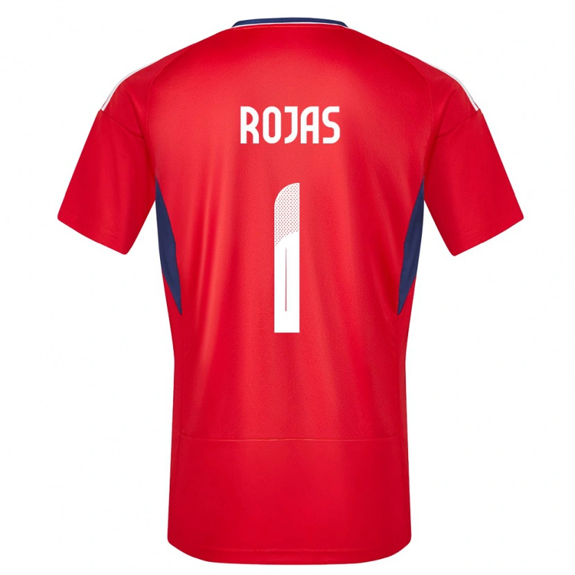Danxen Femme Maillot Costa Rica Berny Rojas #1 Rouge Tenues Domicile 24-26 T-Shirt