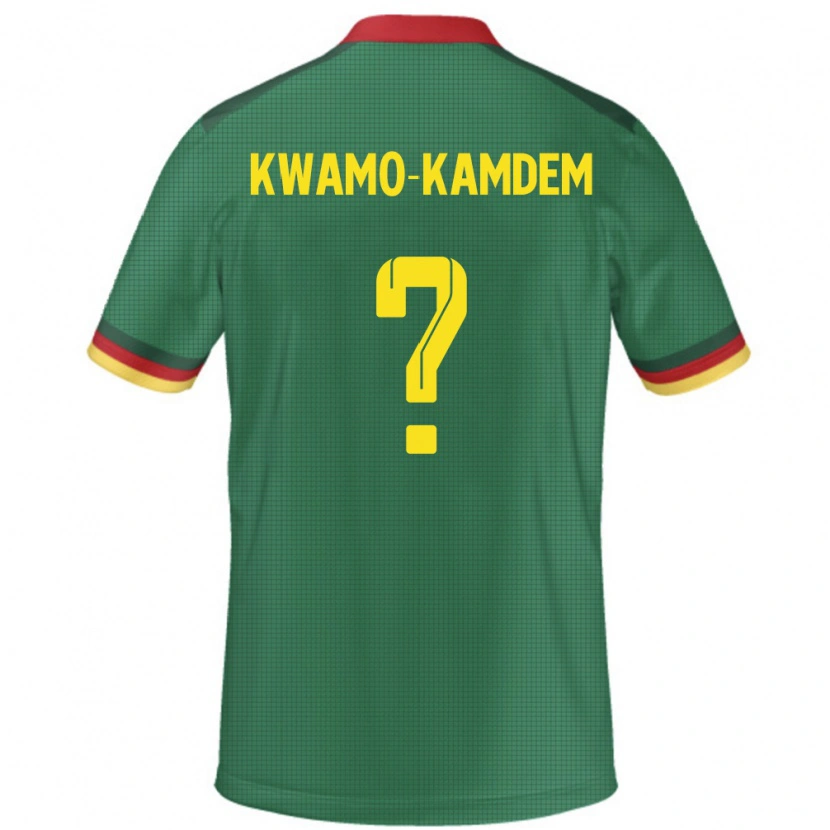 Danxen Femme Maillot Cameroun Jerome Noel Kwamo-Kamdem #0 Vert Tenues Domicile 24-26 T-Shirt