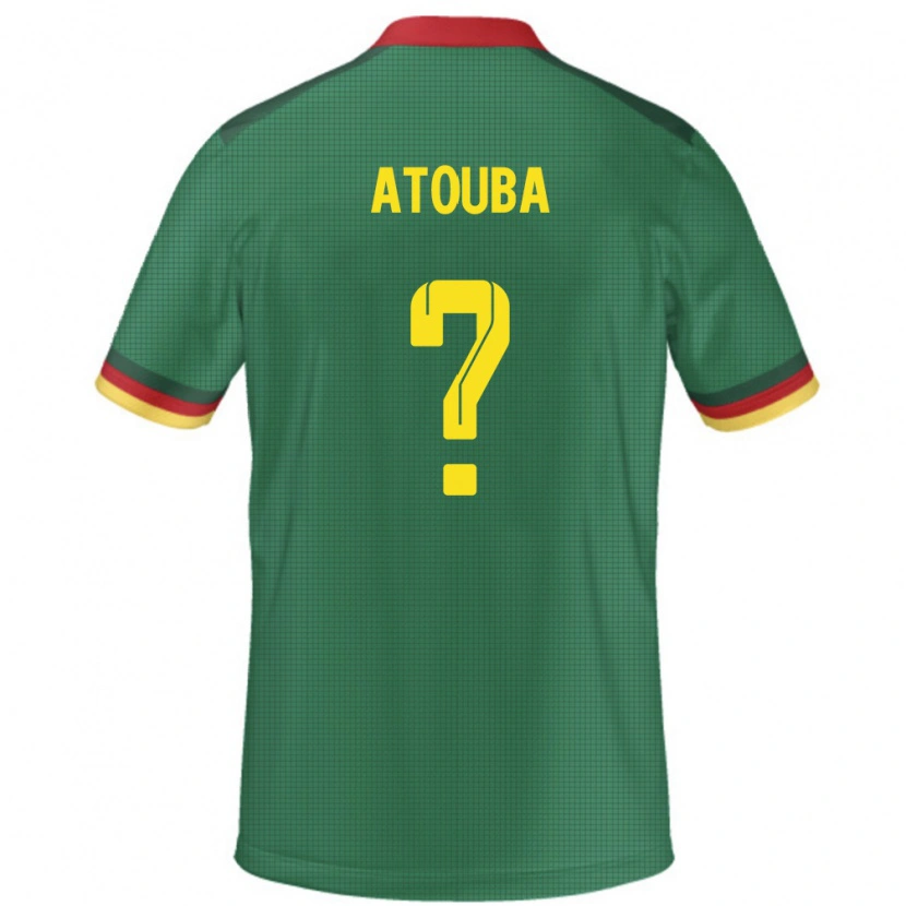 Danxen Femme Maillot Cameroun Jordan Atouba #0 Vert Tenues Domicile 24-26 T-Shirt