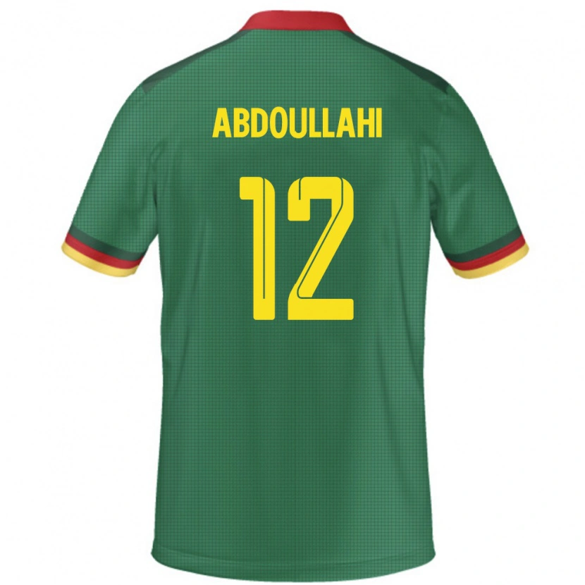 Danxen Femme Maillot Cameroun Tidjani Ahmadou Abdoullahi #12 Vert Tenues Domicile 24-26 T-Shirt