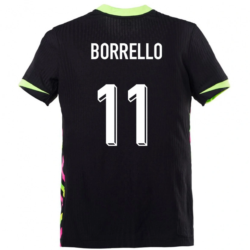 Danxen Femme Maillot Australie Brandon Borrello #11 Bleu Foncé Tenues Extérieur 24-26 T-Shirt