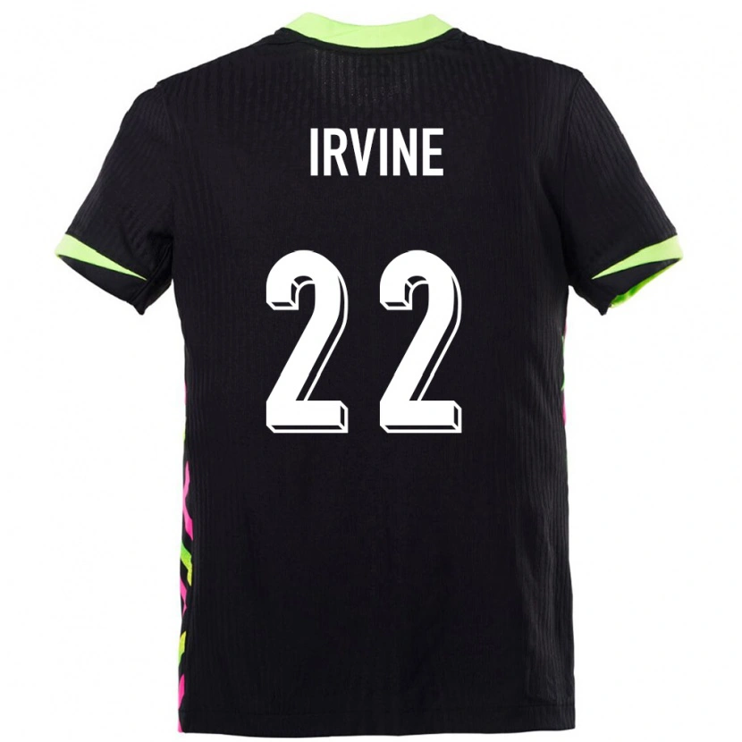 Danxen Femme Maillot Australie Jackson Irvine #22 Bleu Foncé Tenues Extérieur 24-26 T-Shirt