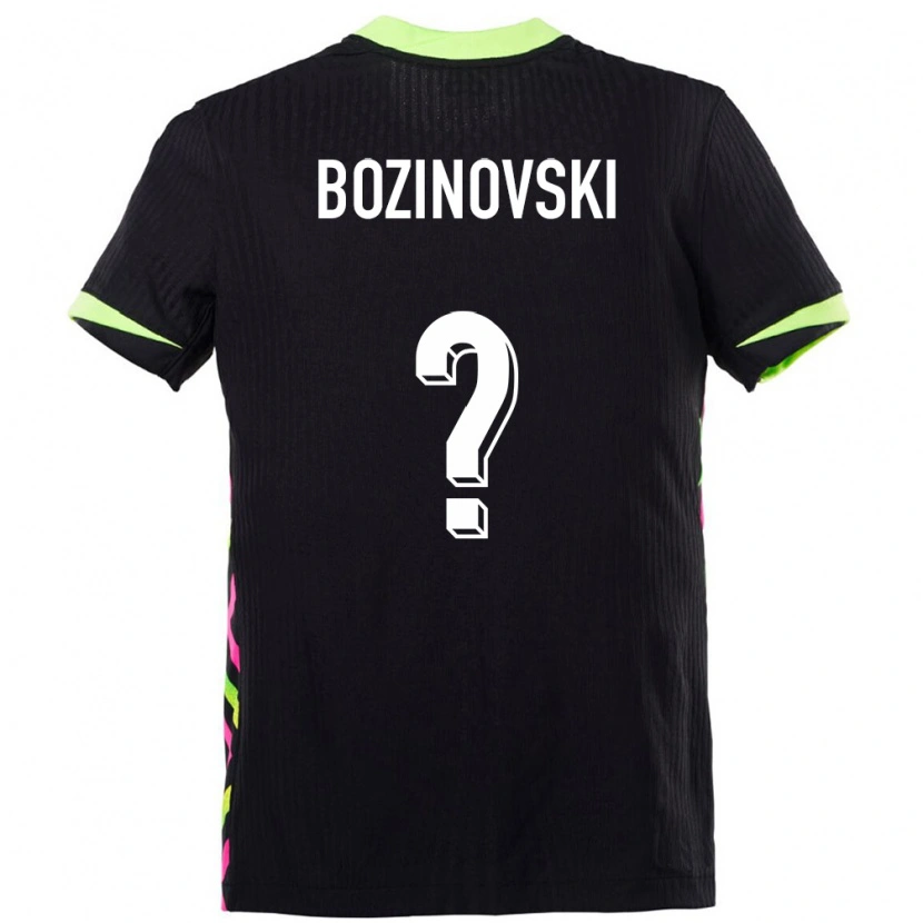 Danxen Femme Maillot Australie Rhys Bozinovski #0 Bleu Foncé Tenues Extérieur 24-26 T-Shirt